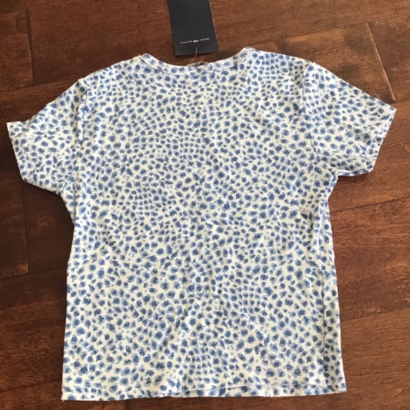 brandy melville blue cheetah ashlyn top - Picture 4 of 4
